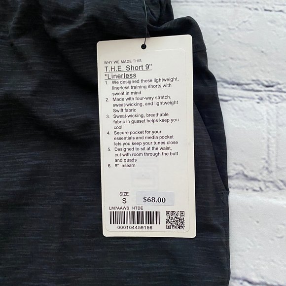 Lululemon Men's T.H.E. Short 9" Linerless - Picture 4 of 5